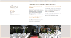 Desktop Screenshot of chapiteauxtentation.com